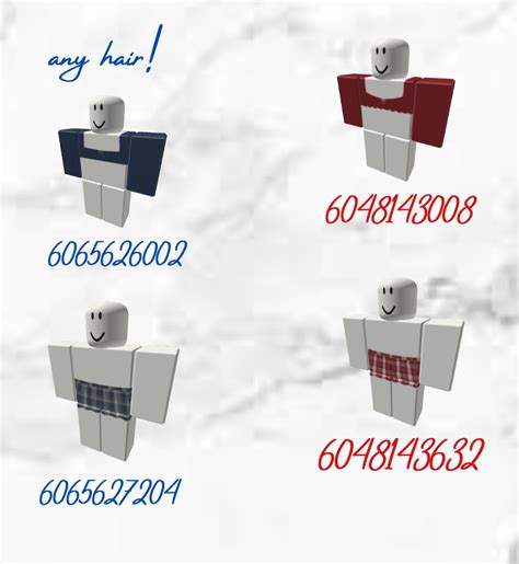 Enter the code into the box. . Roblox outfit codes 2022